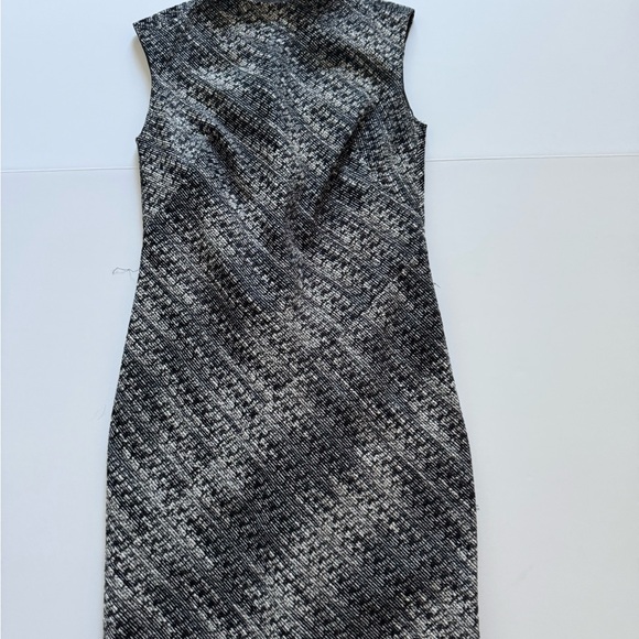 Banana Republic Black and Gray Midi Dress - Picture 3 of 8